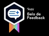 Selo Gupy "Empresa que dá feedback"